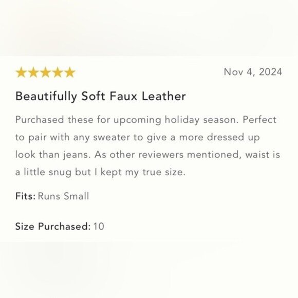 NWT Size 8 - Anthropologie Faux Leather Cuffed Shorts in Brown - Picture 8 of 16